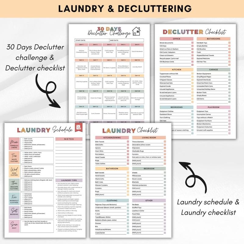 🔥🔥2026 Cleaning & Organizing Toolkit - Chore Planner✔