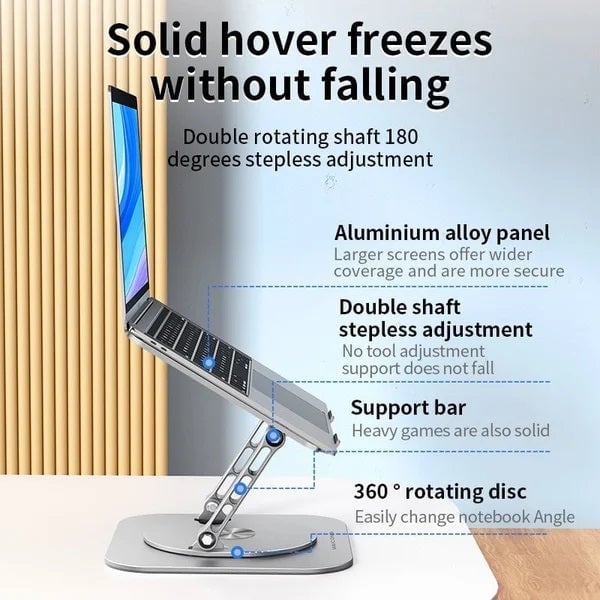 🔥Hot Sell-Laptop Stand Aluminum Alloy Rotating Bracket