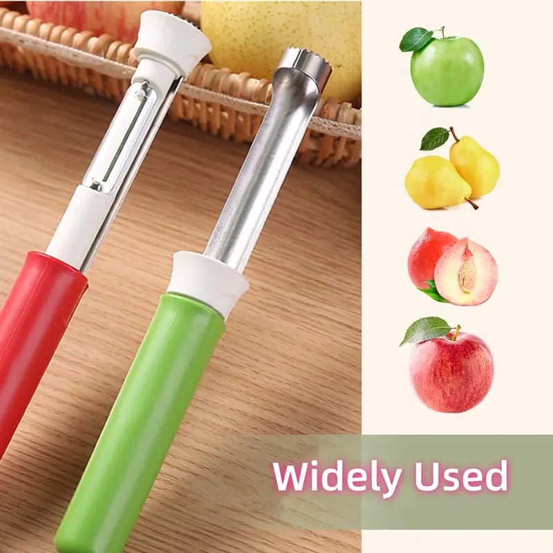 🔥Last Day Discount 49% Off🔥2 in 1 Apple Corer and Peeler