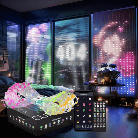 ⏰Last Day Promotion 49% OFF -🌈DIY Smart LED Curtain Sync Lights