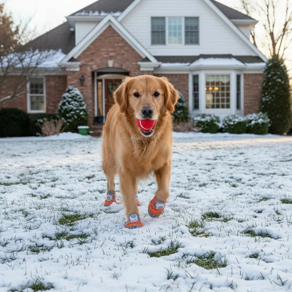 Set 4 pcs 🐶 All-Weather Protective Dog Shoes