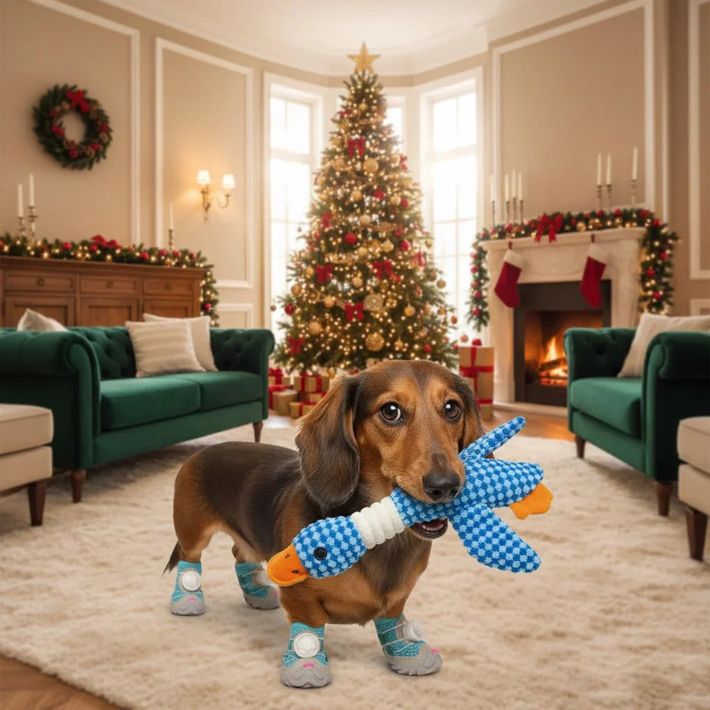 Set 4 pcs 🐶 All-Weather Protective Dog Shoes