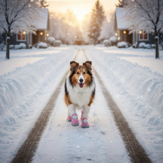 Set 4 pcs 🐶 All-Weather Protective Dog Shoes