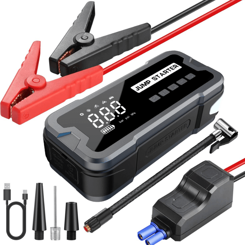 4 in 1 Portable Jump Starter with Air Pump Pro